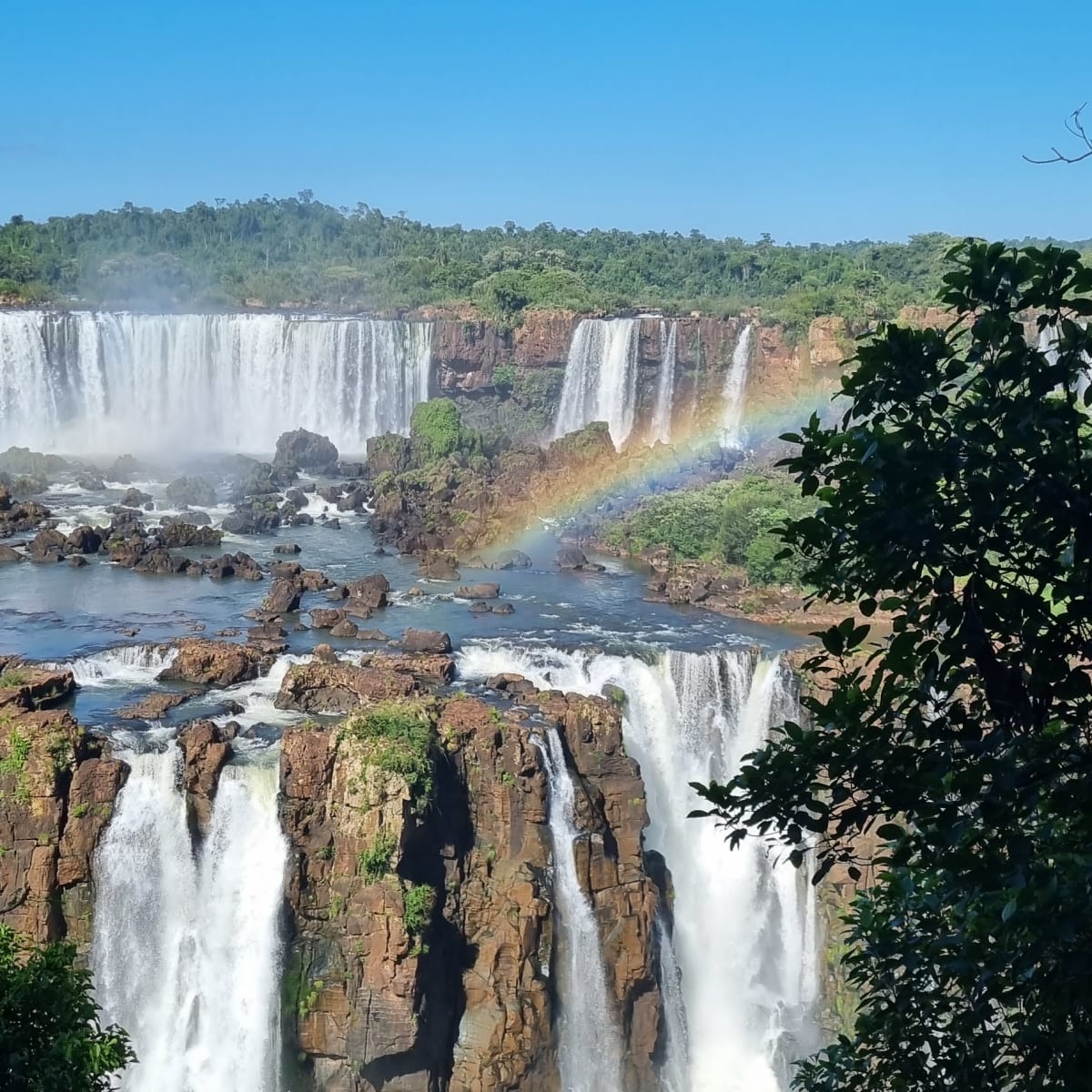 Rainbow on the falls