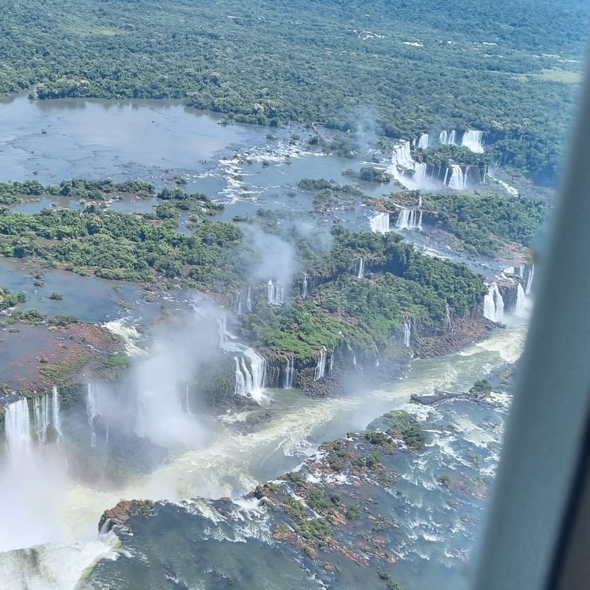 Another view of Iguazu falls