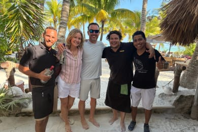 Our friends. See you again Facchu, Salvador & Eliott!!!