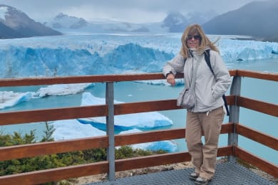 Selfie with Perito Moreno Glacier!