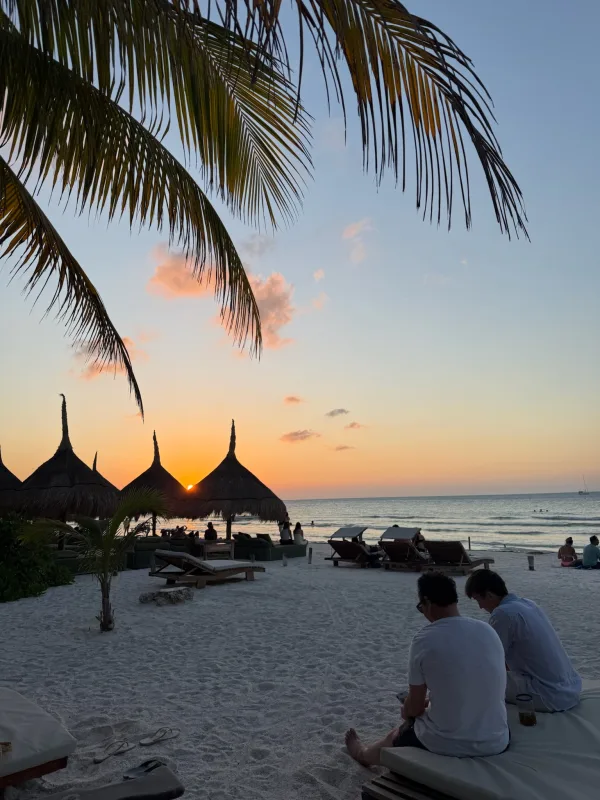Connecting with family in the paradise of Holbox, Mexico