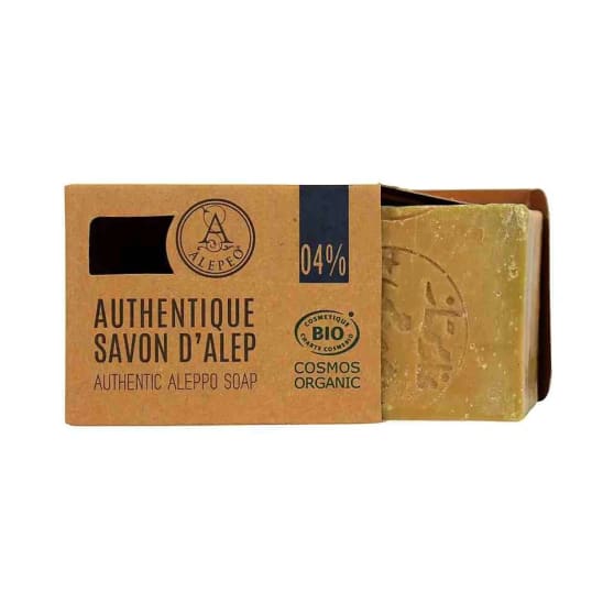 Alepeo Aleppo Olijfzeep 4% laurierolie