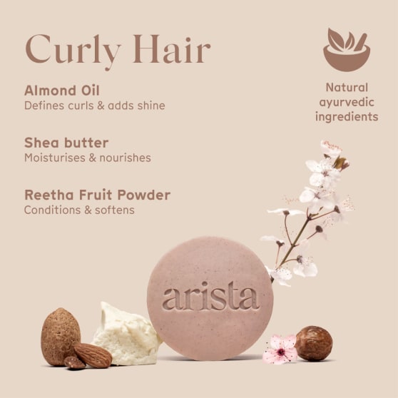 Arista Ayurveda Shampoo Bar voor Krullend Haar