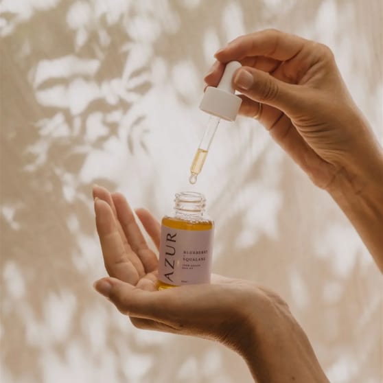 Azur Natural Bodycare Gezichtsolie Squalane & Bosbes