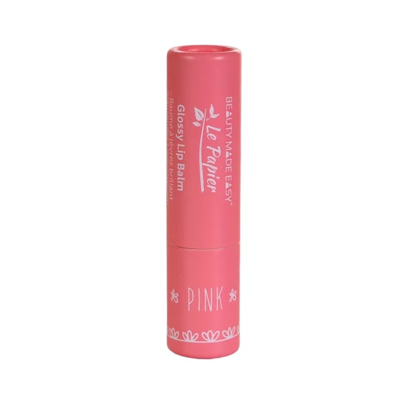Beauty Made Easy Glossy Lip Balm with Collagen Pink