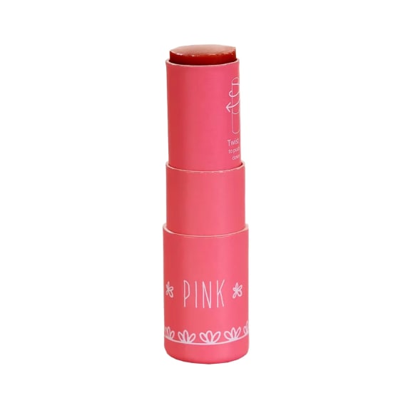 Beauty Made Easy Glossy Lip Balm with Collagen Pink