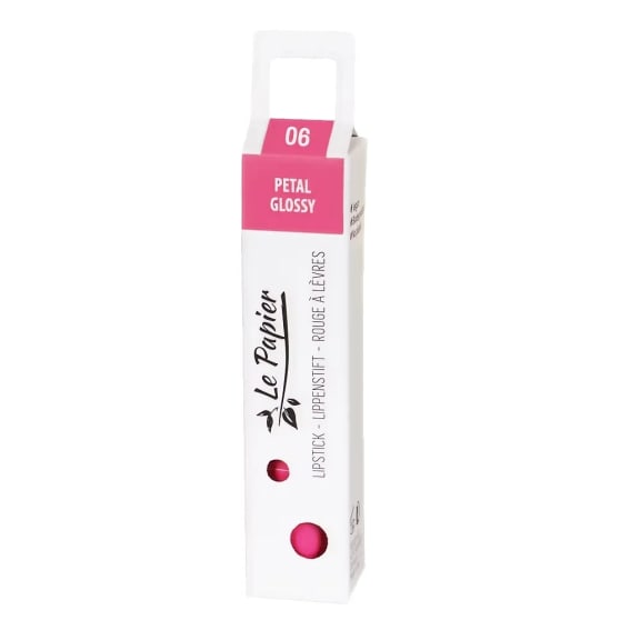 Beauty Made Easy Le Papier Paper tube Lipstick | Petal 06 Glossy