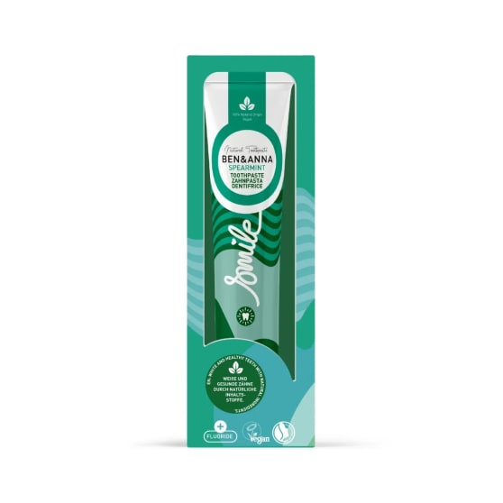 Ben & Anna Tandpasta Smile met Fluoride Spearmint