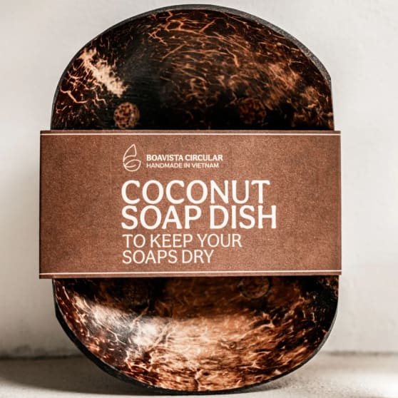 Boavista Circular Zeepbakje van kokosnootschaal