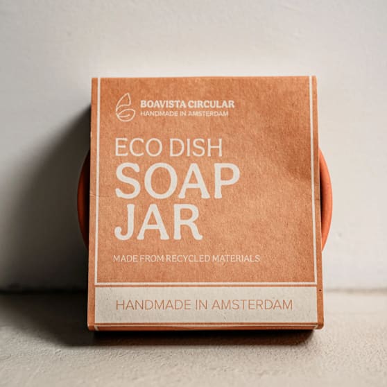 Boavista Circular Vaste afwasmiddel met navulbare terracotta keramische kom