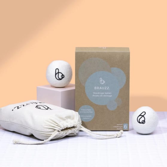 Brauzz Wasdroger ballen 6 stuks