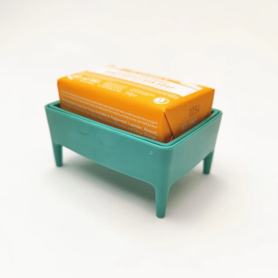 Foekje Fleur Bubble Buddy Light Green Ocean Plastic + Dr. Bronners Zeep – Limited Edition