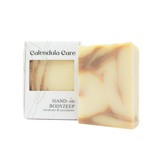 Calendula care Hand- en Bodyzeep Sheaboter & Cacao