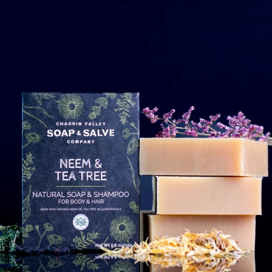 Chagrin Valley Neem & Tea Tree Body & Hair Shampoo Bar