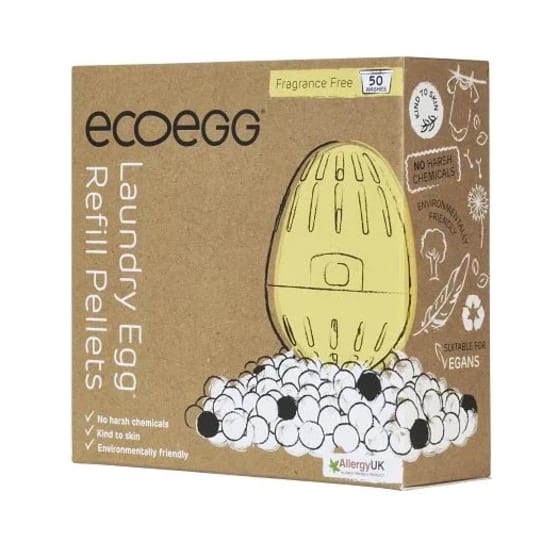 Ecoegg Wasbal Navulling Parfumvrij - 50 wasbeurten