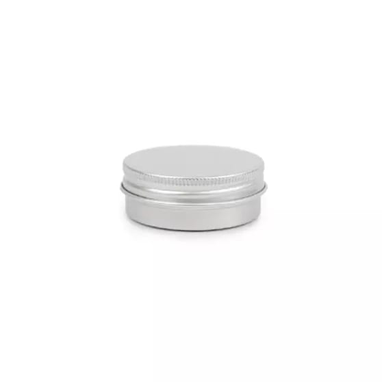 Eigen merk Aluminium blikje met deksel 30 ml