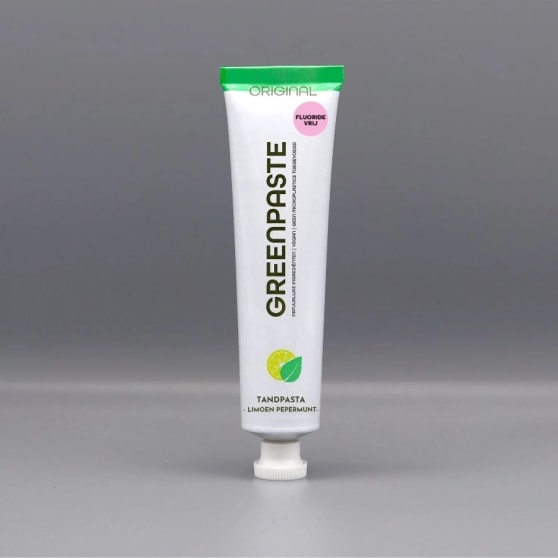 Greenpaste Tandpasta Original Limoen Pepermunt Fluoridevrij