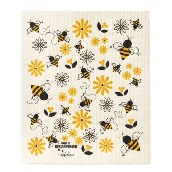 HappyEco Zweedse Vaatdoek Bijen