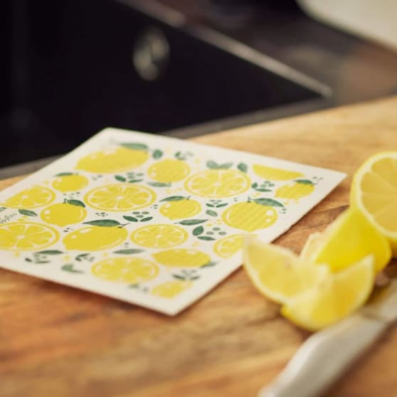 HappyEco Zweedse Vaatdoek Citroen