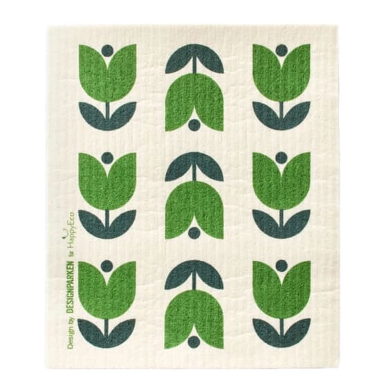 HappyEco Zweedse Vaatdoek Tulpen