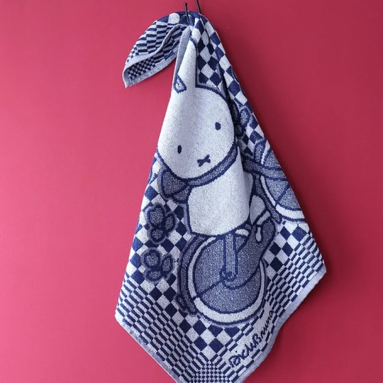Hollandsche Waaren Keuken handdoek Dick Bruna | Nijntje op de fiets