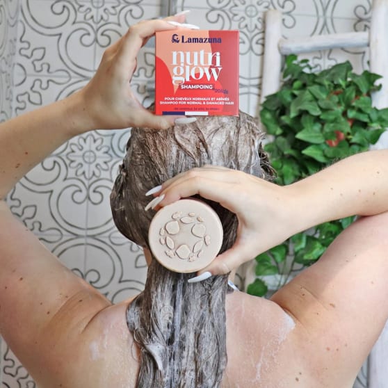 Lamazuna Nutriglow Shampoo Bar voor normaal haar