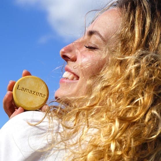 Lamazuna Sunny Touch Shampoo Bar voor blond haar