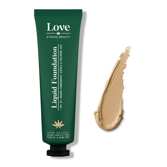Love Ethical Beauty Natuurlijke Vloeibare Foundation SPF30 Fair Warm