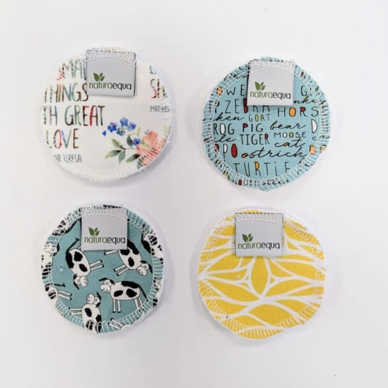NaturaEqua Biologische en herbruikbare make-up remover pads