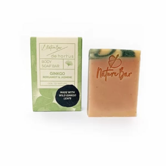 Nature Bar Hortus Ginkgo Zeep met Bergamot & Lavendel
