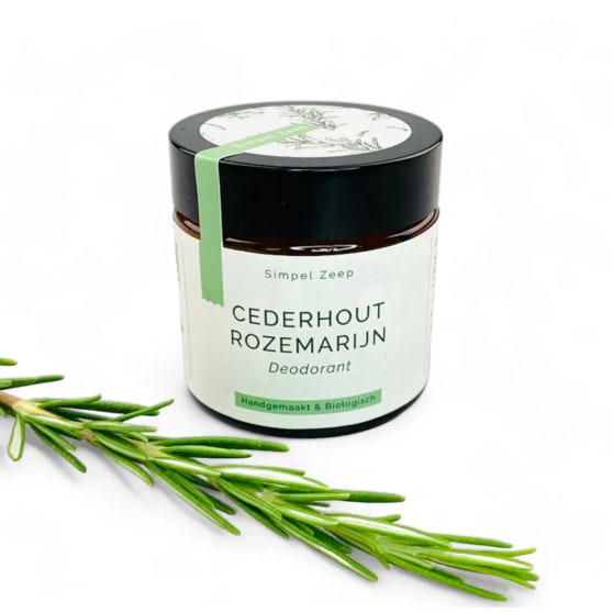 Simpel Zeep Natuurlijke Deodorant Cederhout & Rozemarijn