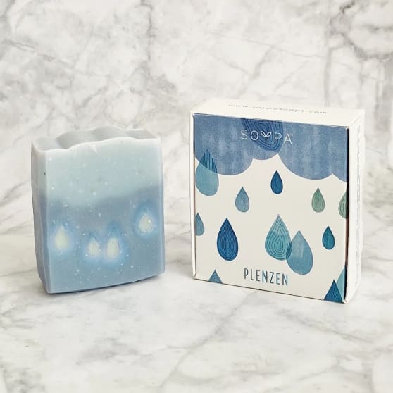 Soypa Plenzen Handgemaakte Zeep | Petitgrain, muskaatsalie en pepermunt
