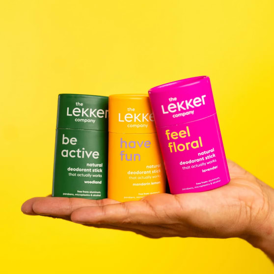 The Lekker Company Deodorant Stick Be Active Woodland