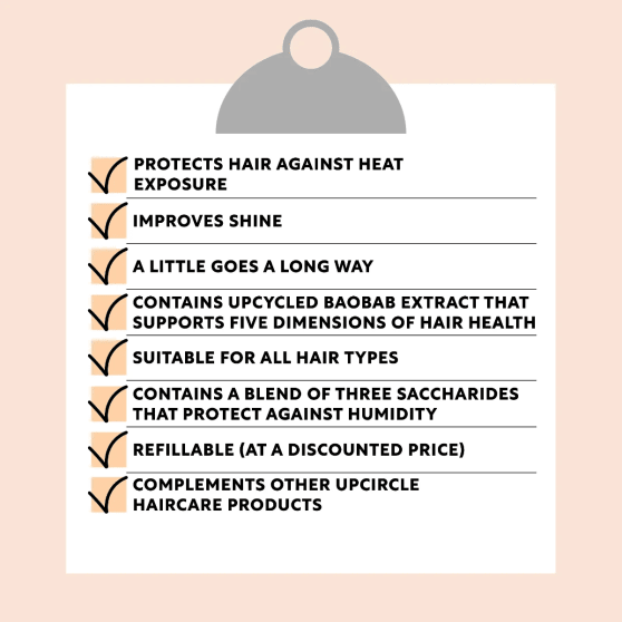 UpCircle Hair Serum with Fermented Rice Water & Baobab