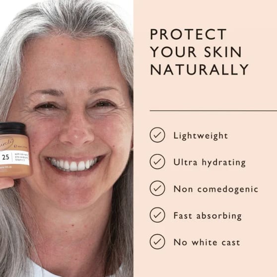 UpCircle Mineral SPF 25 for Face | Vegan & Plastic Free Sunscreen | Travelsize