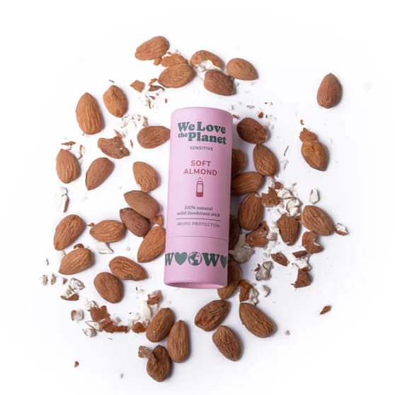 We Love the Planet Soft Almond Senitive Deodorant Stick