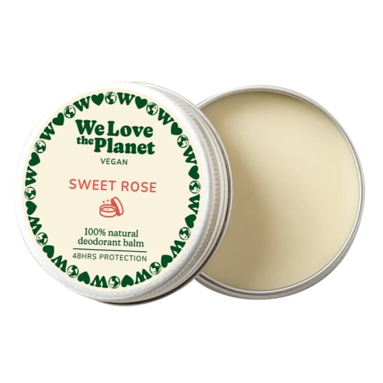 We Love the Planet Sweet Rose Vegan Deodorant Balm