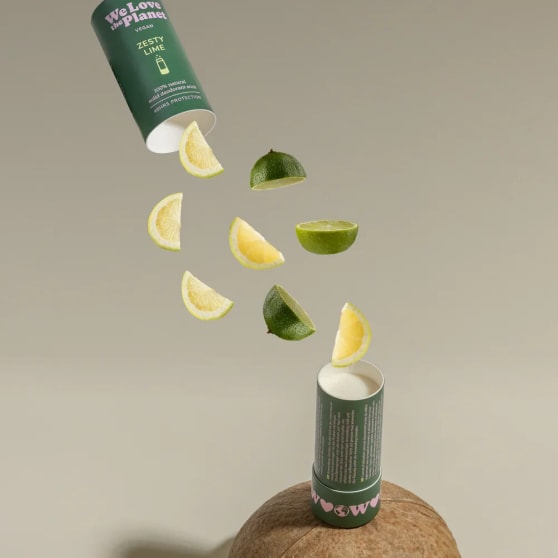 We Love the Planet Zesty Lime Vegan Deodorant Stick