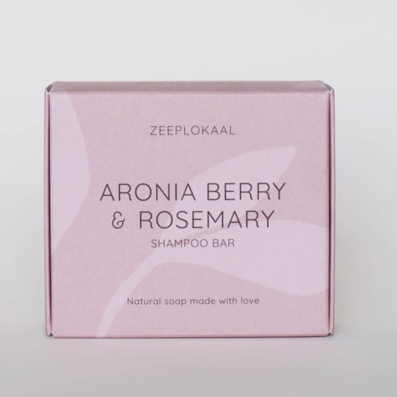 Zeeplokaal Aroniabes & Rozemarijn Haarzeep