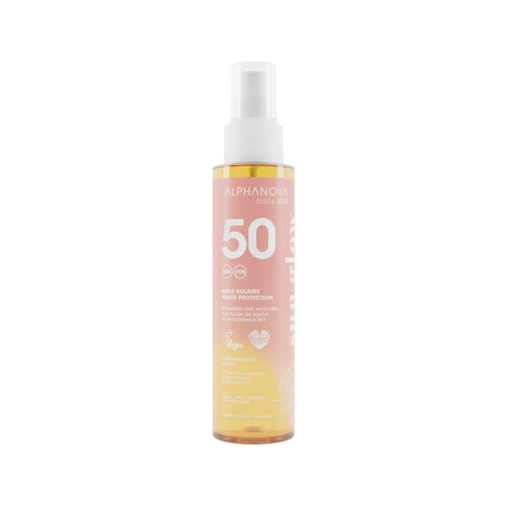 Alphanova Daily Sun Protective Sun Oil SPF50 Sun Glow