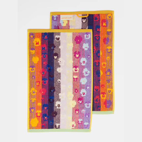 Foekje Fleur Odds & Ends Gastendoekje Duo (#54 pansy)