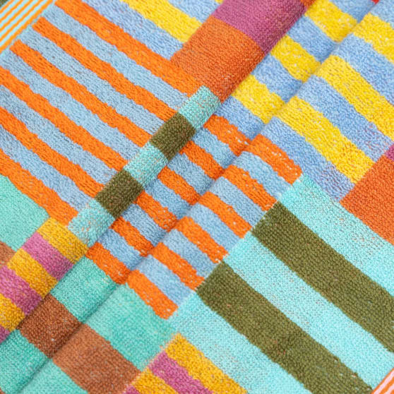 Foekje Fleur Odds & Ends Badhanddoek (#101 tulip quilt)