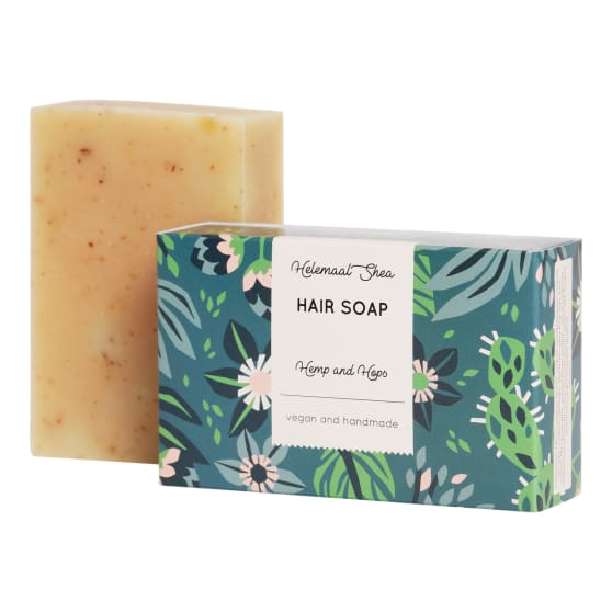 HelemaalShea Hennep & Hop Haarzeep voor Pluizig Haar