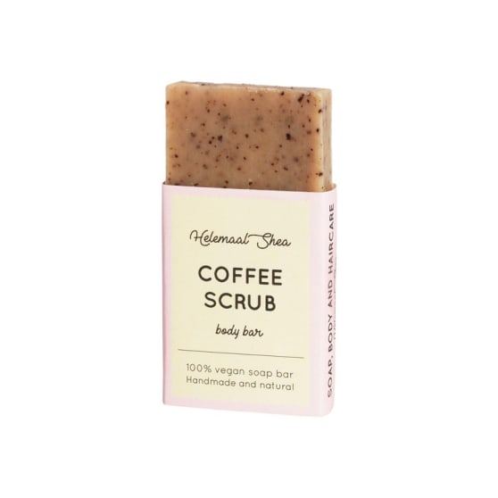 HelemaalShea Koffie Scrub Zeep - Mini / Tester