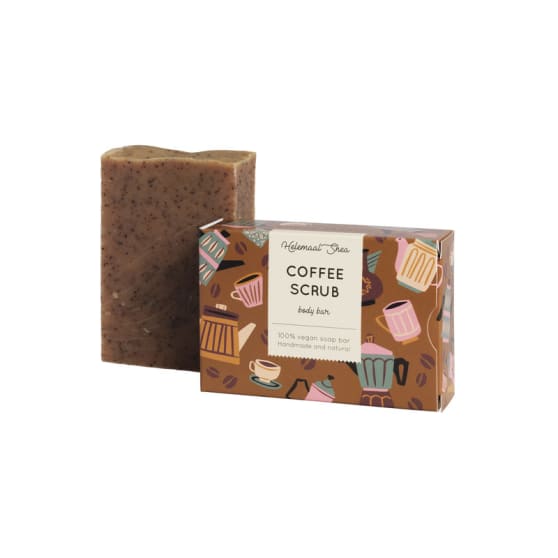 HelemaalShea Koffie Scrub Zeep