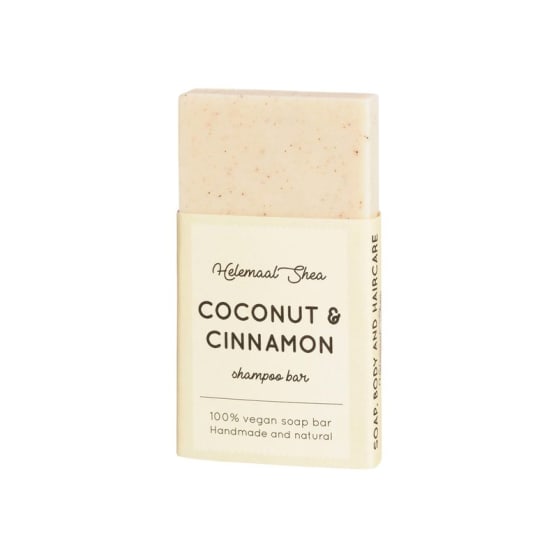 HelemaalShea Kokos & Kaneel Haarzeep voor Droog Haar - Mini / Tester