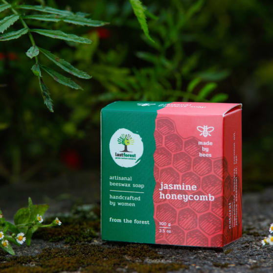 Last Forest Honingraat Bijenwaszeep Jasmijn