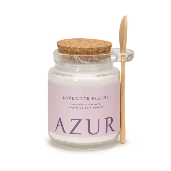 Azur Natural Bodycare Badzout Lavender Fields gemaakt van puur magnesiumzout
