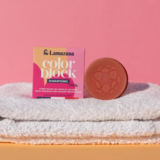 Lamazuna Color Block Shampoo Bar voor gekleurd haar