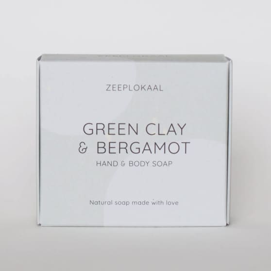 Zeeplokaal Groene Klei & Bergamot Zeep